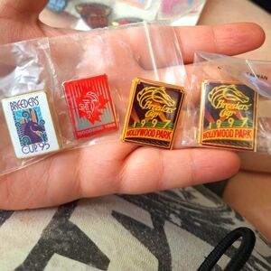 1995, 96, & 97 Breeders Cup Pins